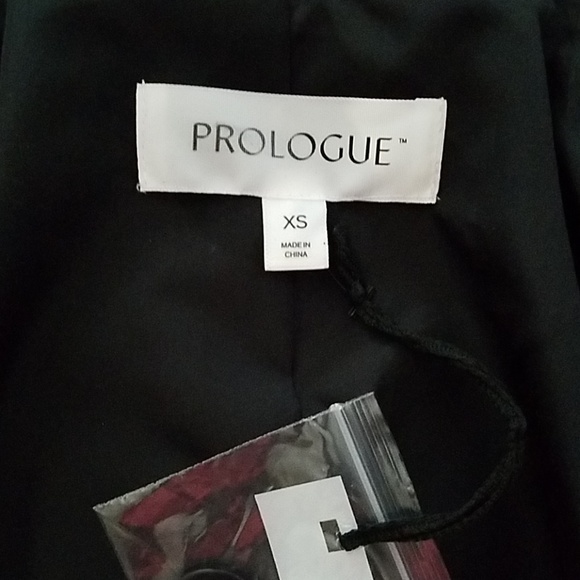 PROLOGUE Pinstriped Black and White Blazer - Picture 7 of 7